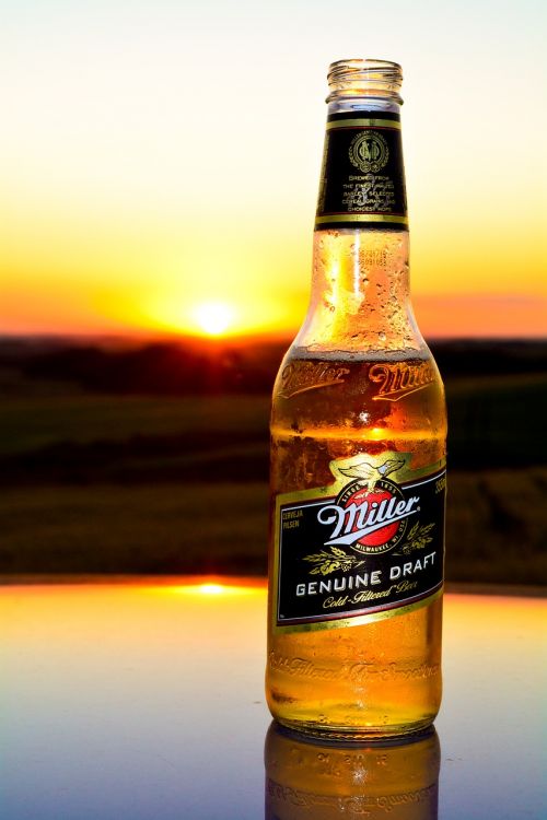 beer sunset sol