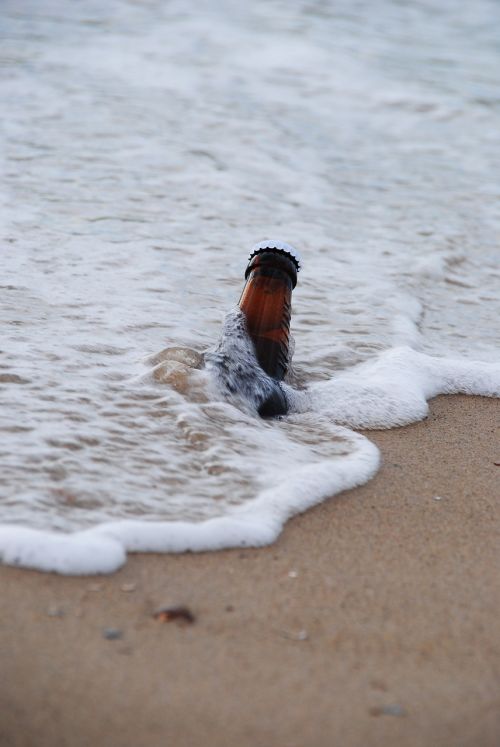 beer sea beach