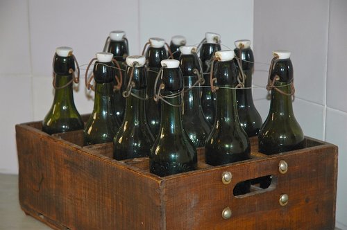 beer  beer bottles  crate
