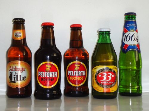 beer beer bottles french