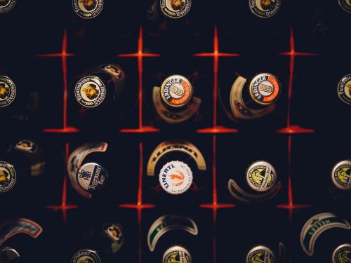 beer bottles case