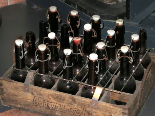 beer bottles old museum