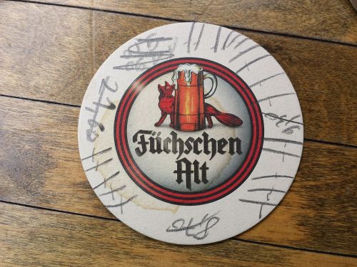 beer coasters füchschen beer