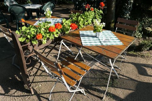 beer garden table seat