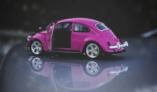 beetle old pink