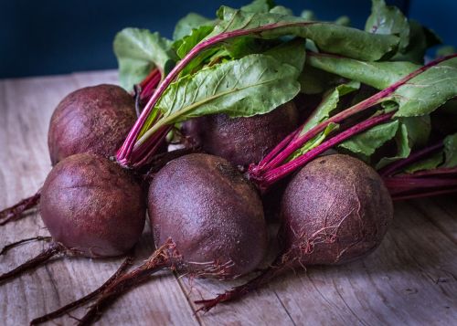 beets purple green