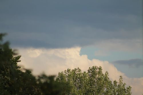 before the storm cloud landscape