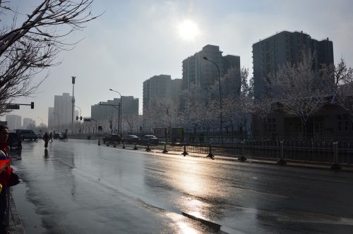 beijing spring morning