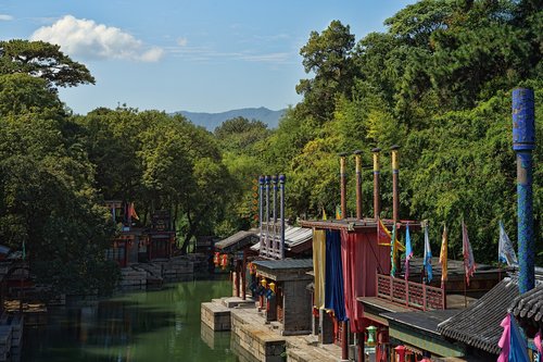 beijing  summer palace  water
