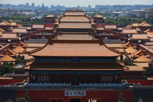beijing  china  forbidden city