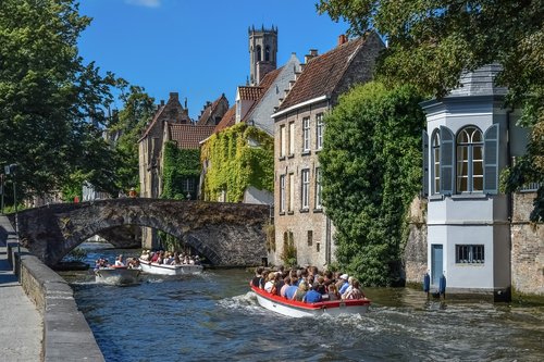 belgium  brugge  canal