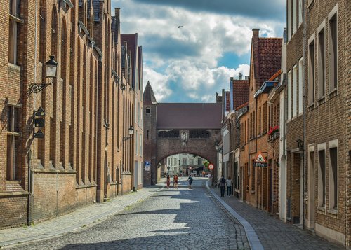 belgium  brugge  street