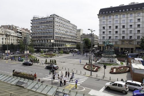 belgrade serbia republic square