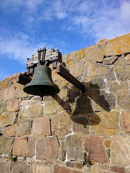 bell old stone wall