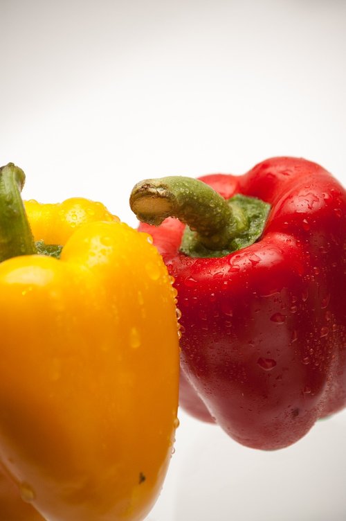 bell pepper  red  yellow