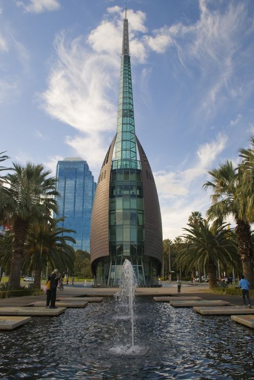 bell tower perth fountain
