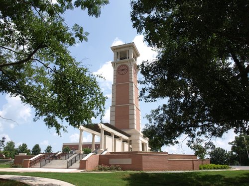 bell tower  south alabama  university