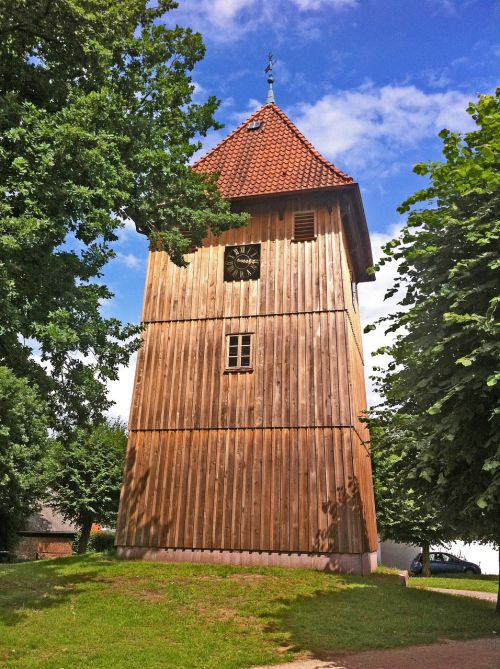 bell tower church land