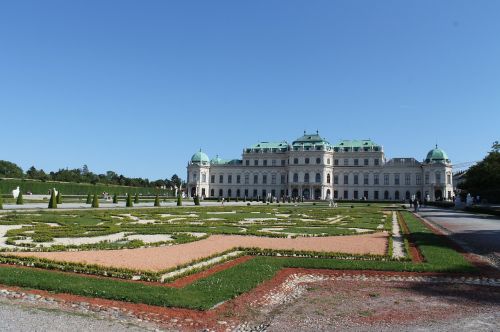 belvedere gardens vienna