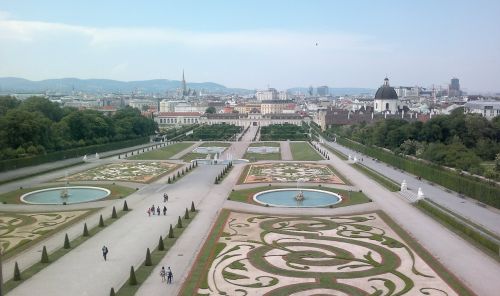 belvedere castle vienna park