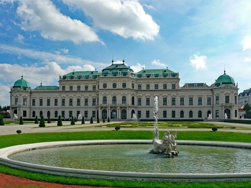 belvedere palace vienna austria