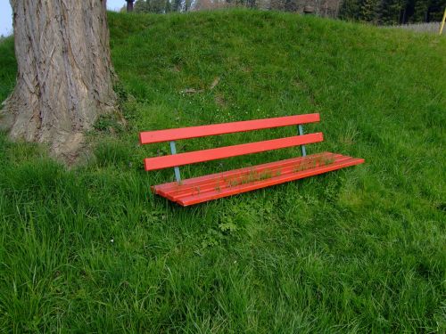 bench rest nature
