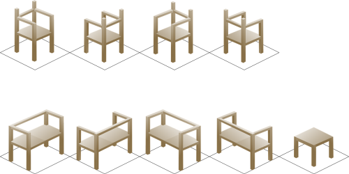 bench chair furniture