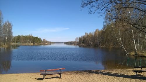 bench lake spring