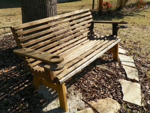 bench resting sitting