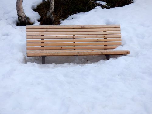 bench snow park