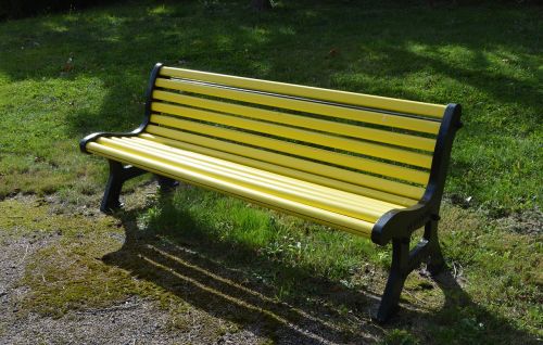 bench sitting public bench