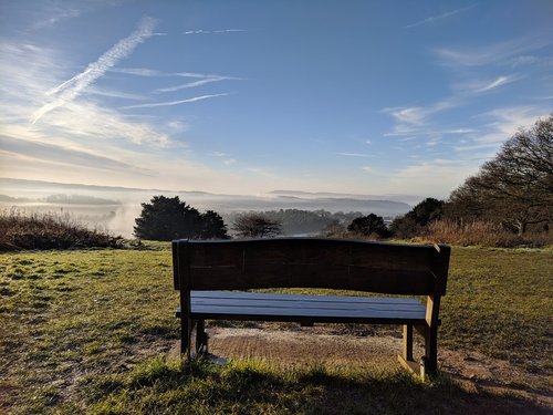 bench  countryside  nature