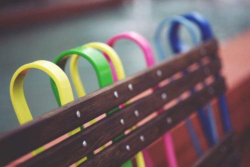 bench colors colorful