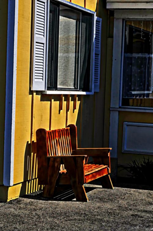 Bench On Front Porch