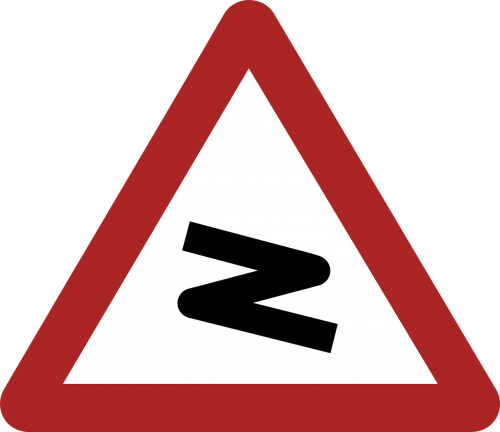 bend danger warning