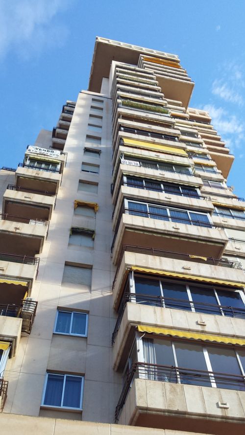 benidorm apartment block high