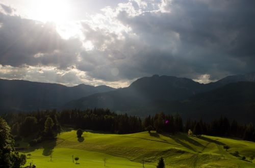 berchtesgadener land landscape alpine