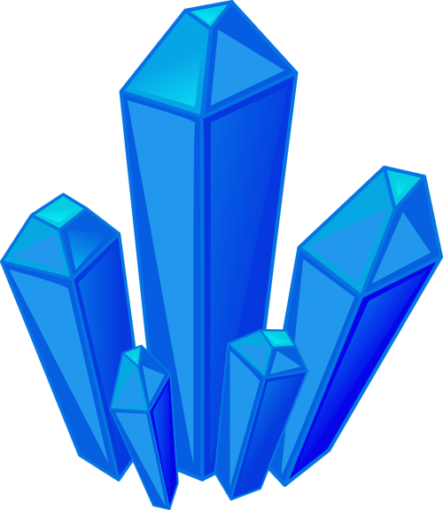 berg crystal quartz blue