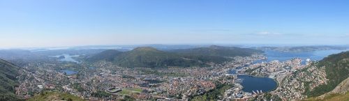 bergen panorama city