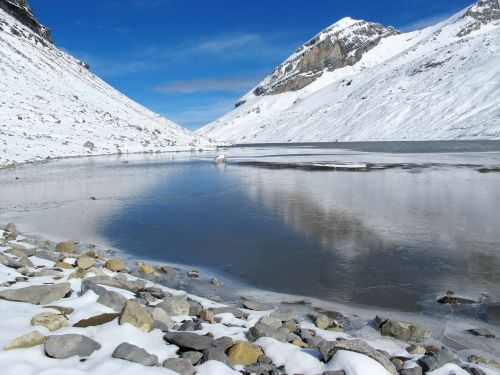 bergsee water alpine