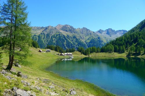 bergsee styria-austria nature