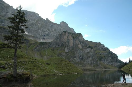 bergsee bann alpsee mountains