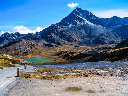 bergsee mountains landscape