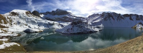 bergsee  lake  nature