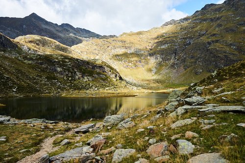 bergsee  spronser lakes  nature