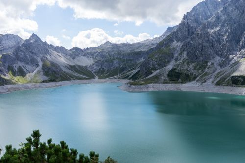 bergsee reservoir mountains