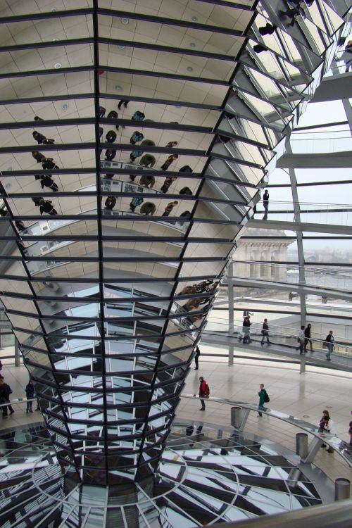 berlin government buildings glass dome