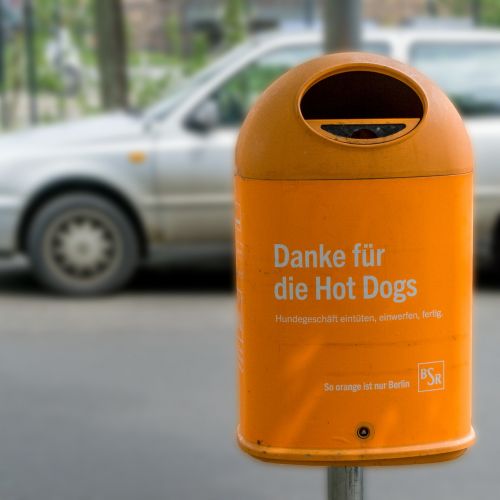 berlin garbage dog shit