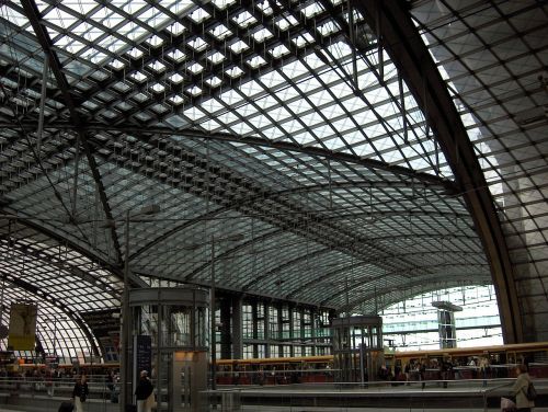 berlin berlin central station roof construction