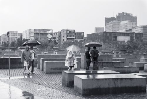 berlin rain memorials attesting to the achievements